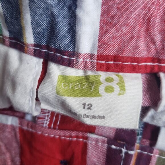 Back to School Custom Boy's Second Grade Tee/Plaid Shorts Size 12 Must See! - Picture 4 of 6